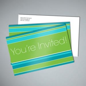 Flat Invitations