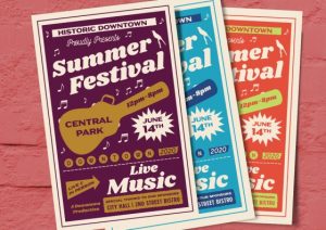 festival flyers