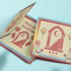 custom design folded invitations