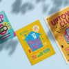 3 custom bright colored custom flyers