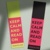 keep calm and read on bookmarks