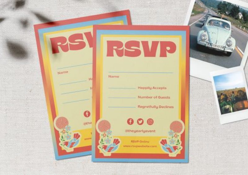 RSVP Cards | Custom RSVP Cards | RSVP Card | PGprint