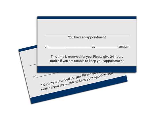 custom appointment cards pgprint com marietta ga