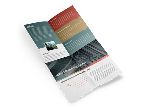 french fold brochure printing