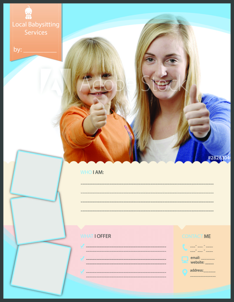 babysitter ad