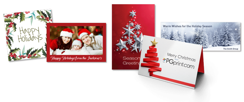 Holiday Card Printing Services Pgprint Holiday Card Printing Services