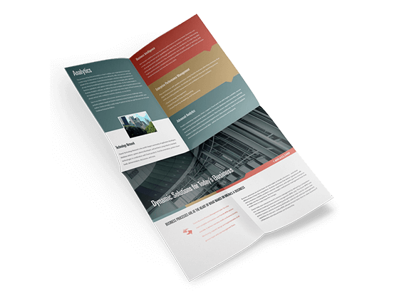 French Fold Brochures Custom French Fold Brochures French Fold Brochure