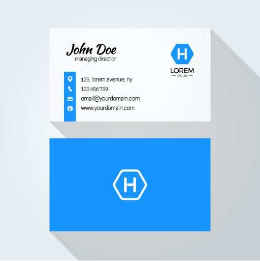 john doe sample business card