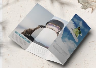 double parallel fold brochure