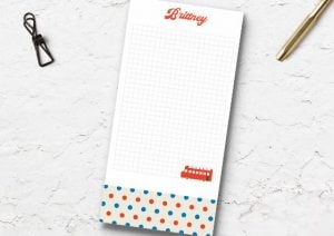 custom dots notepads