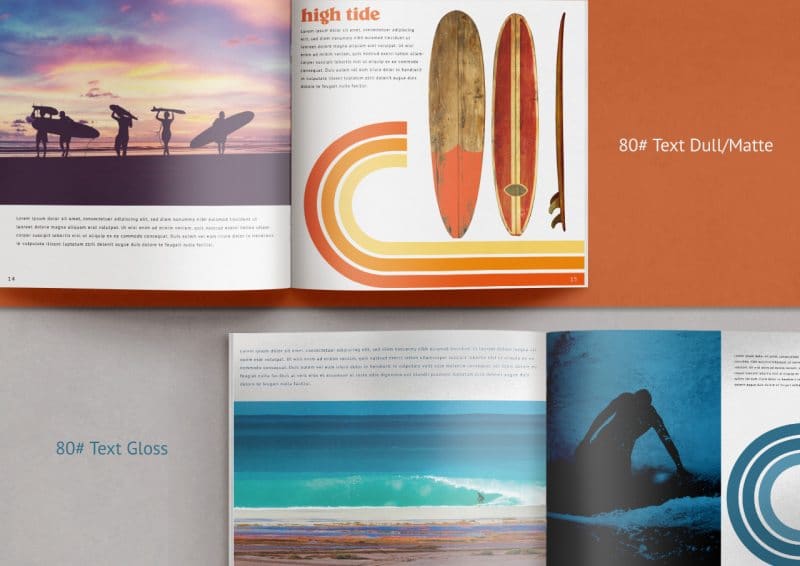 The Differences Between Gloss, Matte, Uncoated Paper - Accent Printing  Solutions News