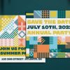 save the date cards summer party