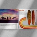 surf theme booklet