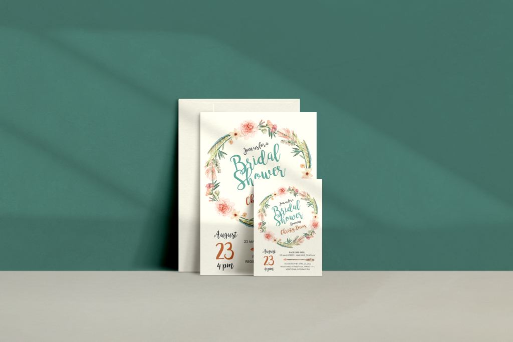 custom bridal showers invitations