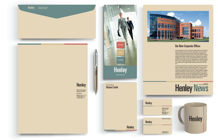 array of different promo products